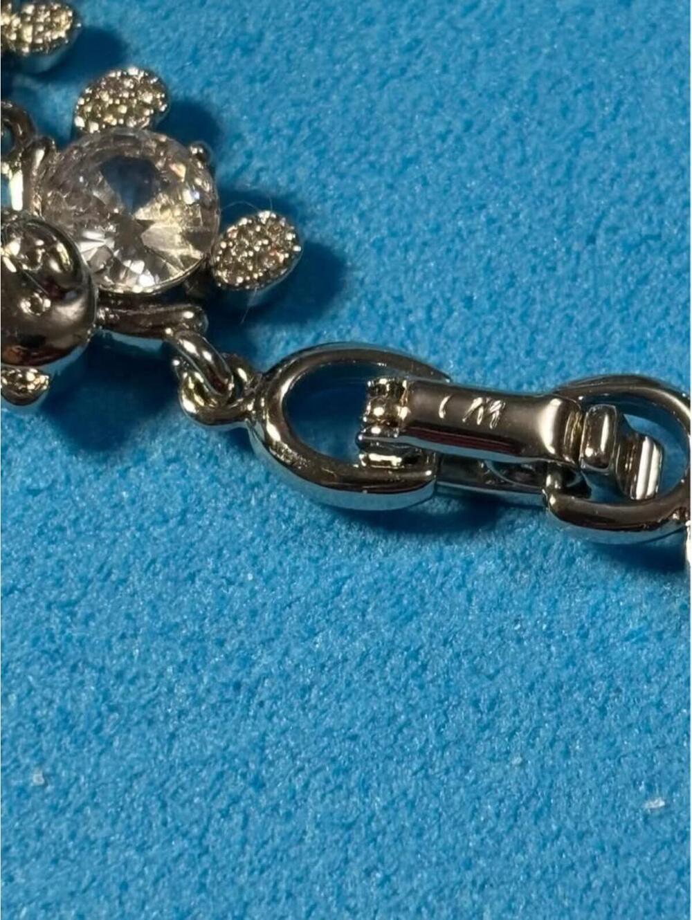 Silver Teddy Bear Crystal Bracelet - Picture 4 of 7